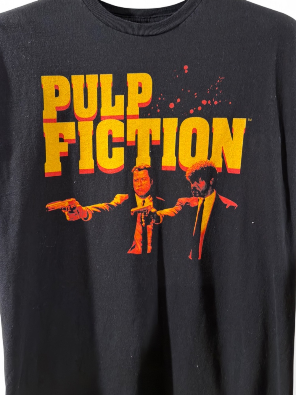 Pulp Fiction Black Graphic T-shirt Size XL - Picture 2 of 5
